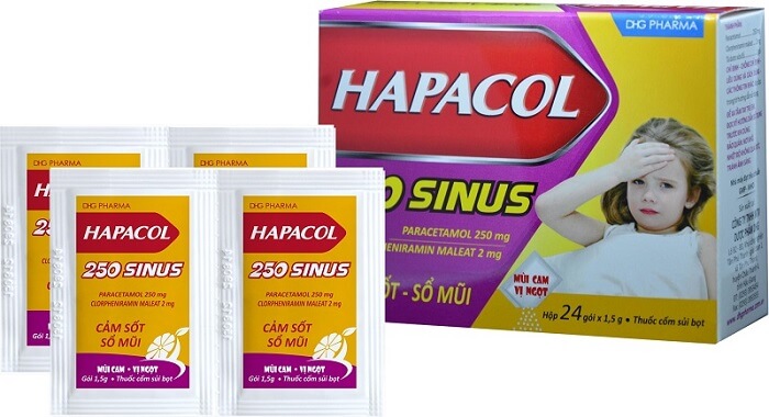 Hoạt chất chính trong thuốc Hapacol là paracetamol