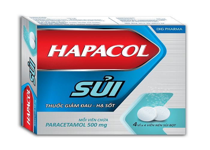 Hapacol sủi là thuốc trị cảm để điều trị các triệu chứng đau đầu, đau do cảm cúm,...