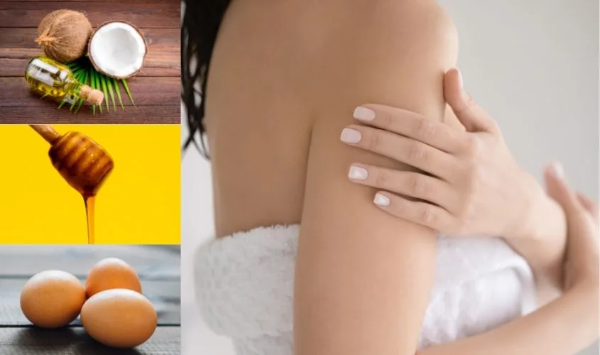 cách làm trắng da mặt bằng dầu dừa