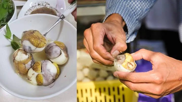 1 quả trứng vịt lộn bao nhiêu calo